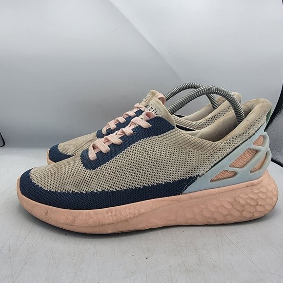 Kizik Athens Bahama Hands Free Womens 9.5 Athletic Shoes Gray Pink Blue Casual - Picture 12 of 13